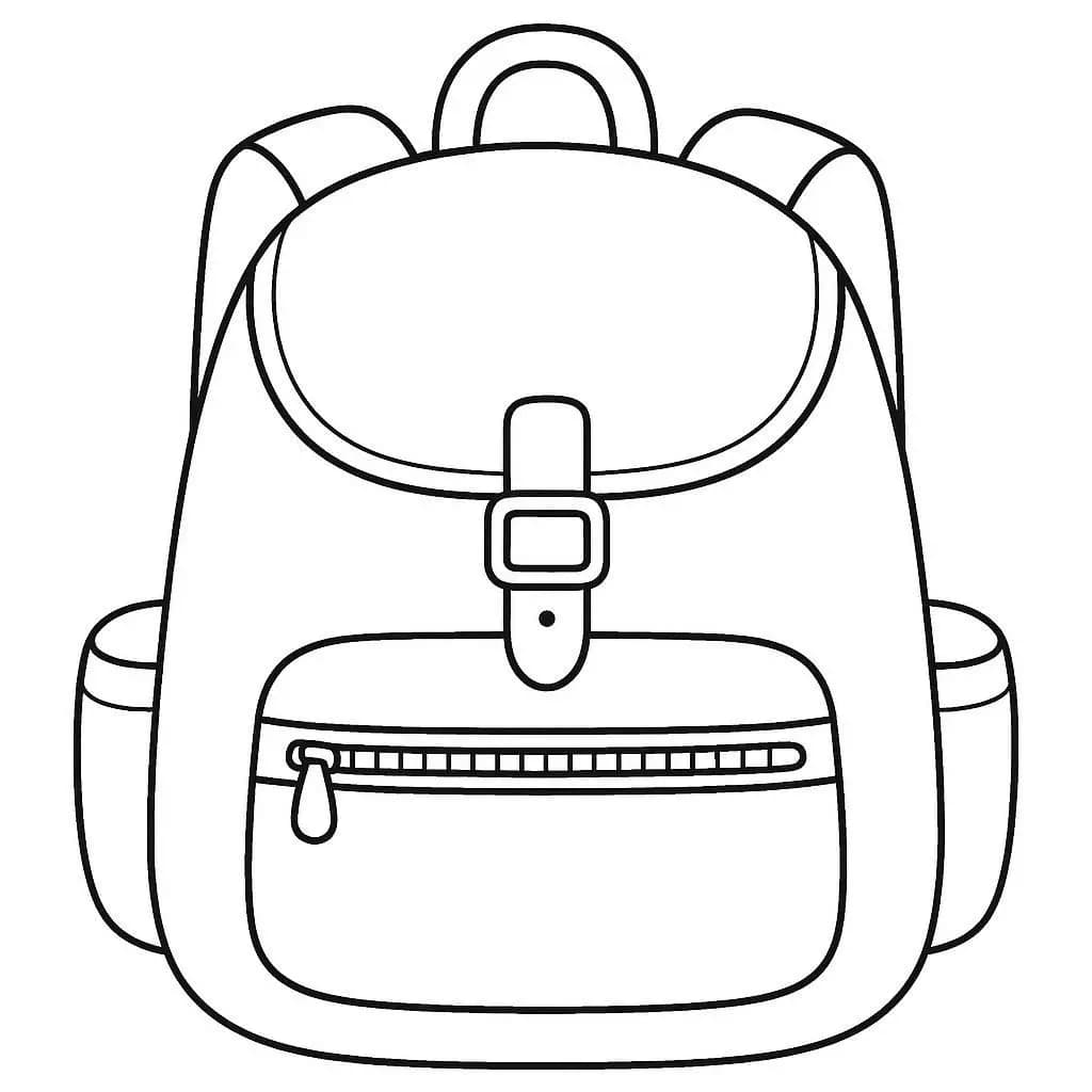 School Bag in Style  - free coloring page image 7 of 12