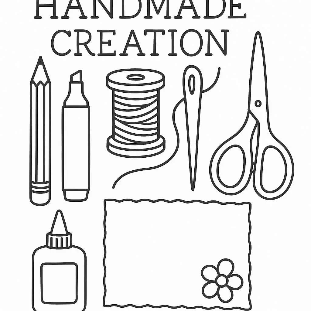Stationery Wonderland: All Your Favorites - free coloring page image 7 of 10