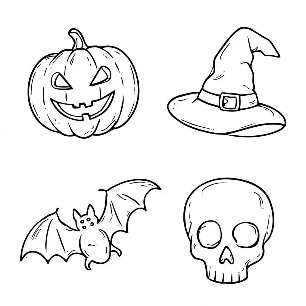  Spooky & Sweet: Halloween party - free coloring page image 5 of 7
