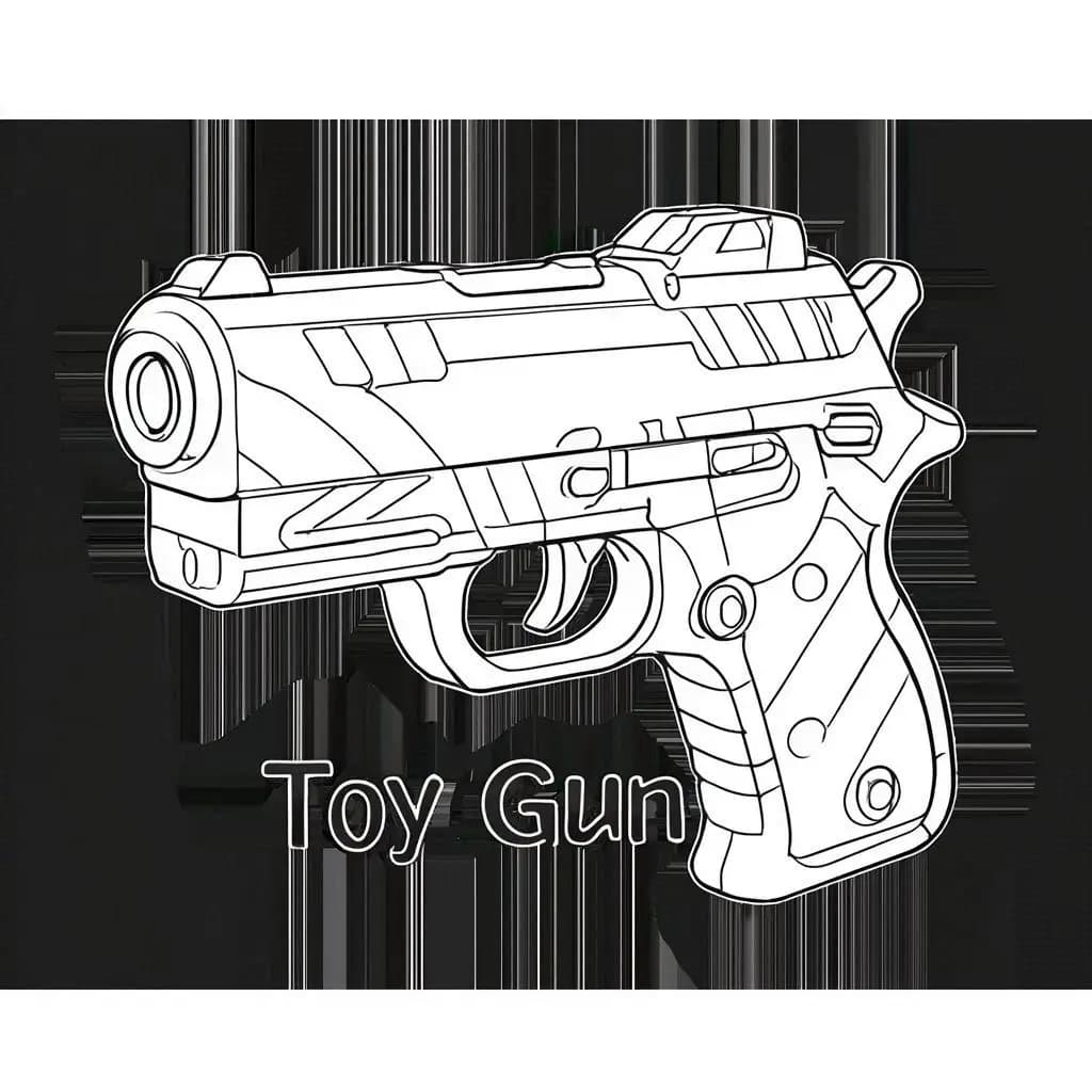 Blast of Fun: Cool Toy Blasters - free coloring page image 3 of 4
