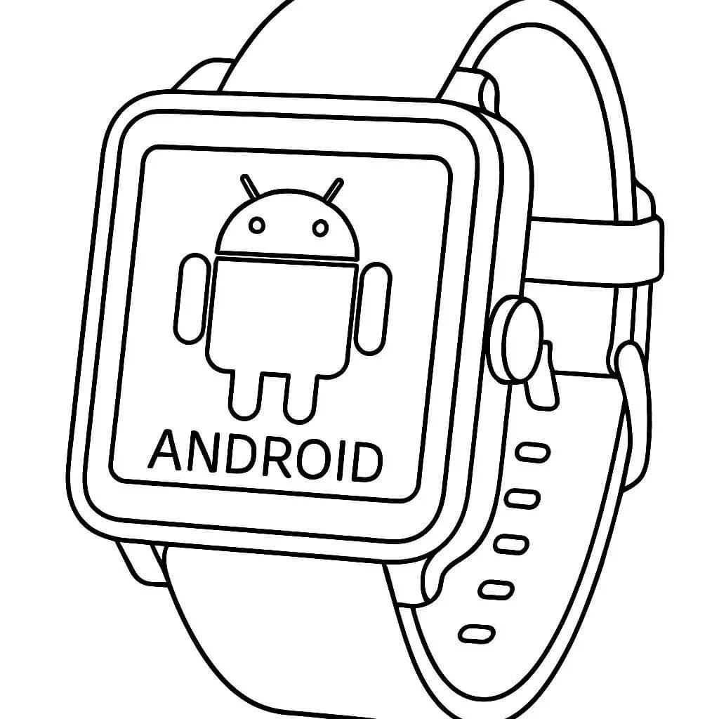 Time to Color: Watch & Fun Coloring Book - free coloring page image 6 of 7