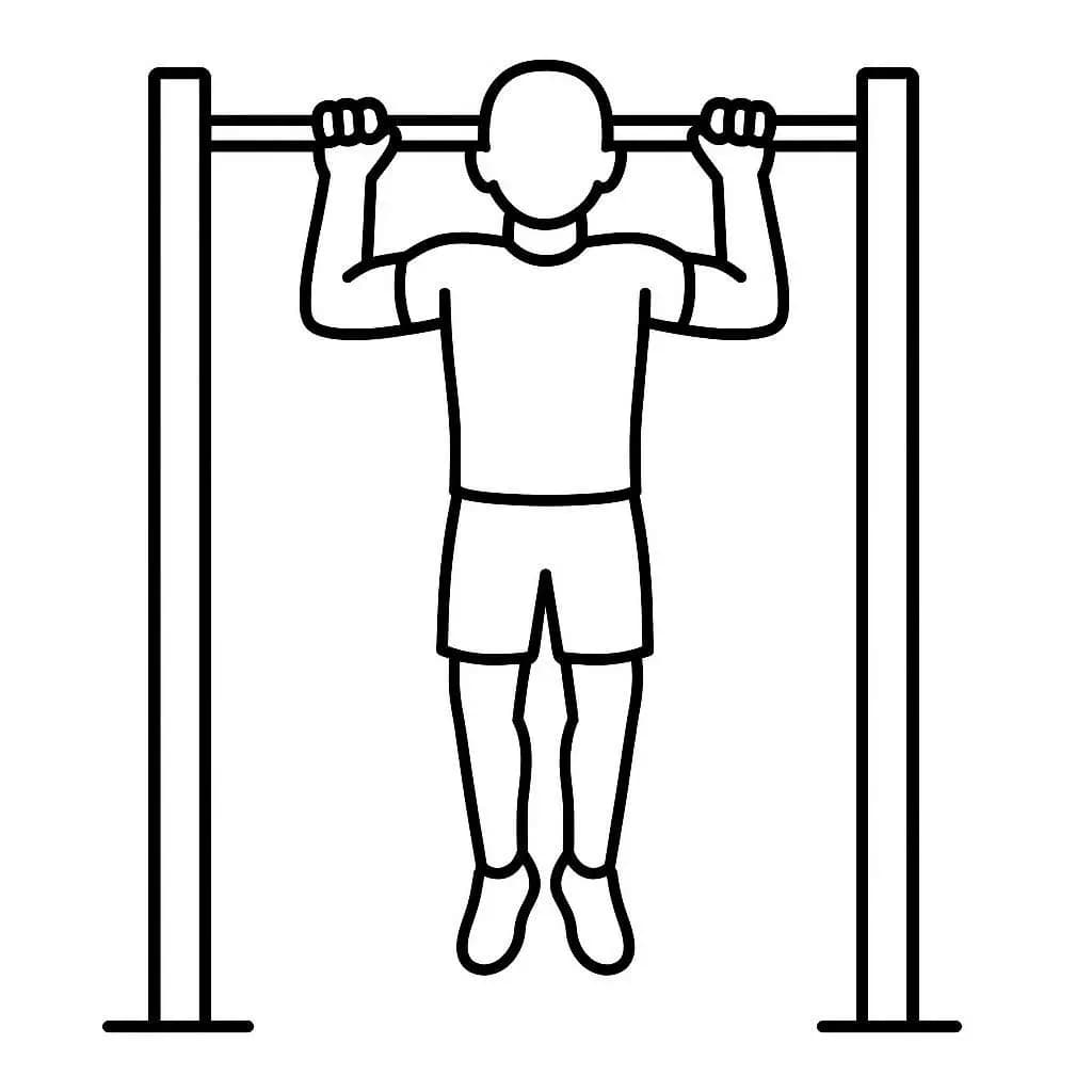 Get Moving! Fun Exercise! Gym Time Coloring Book - free coloring page image 5 of 8
