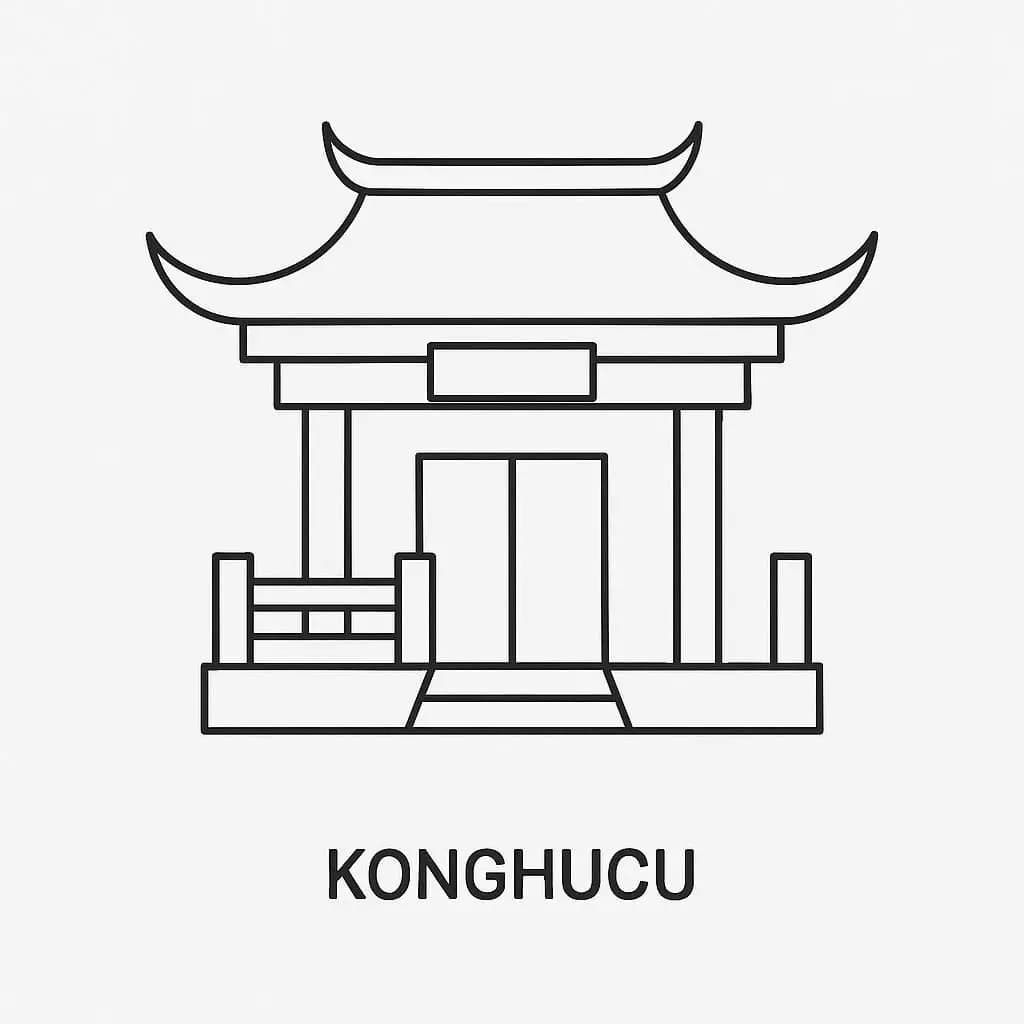 Colorful Faith: Places of Worship Around the World  - free coloring page image 6 of 7