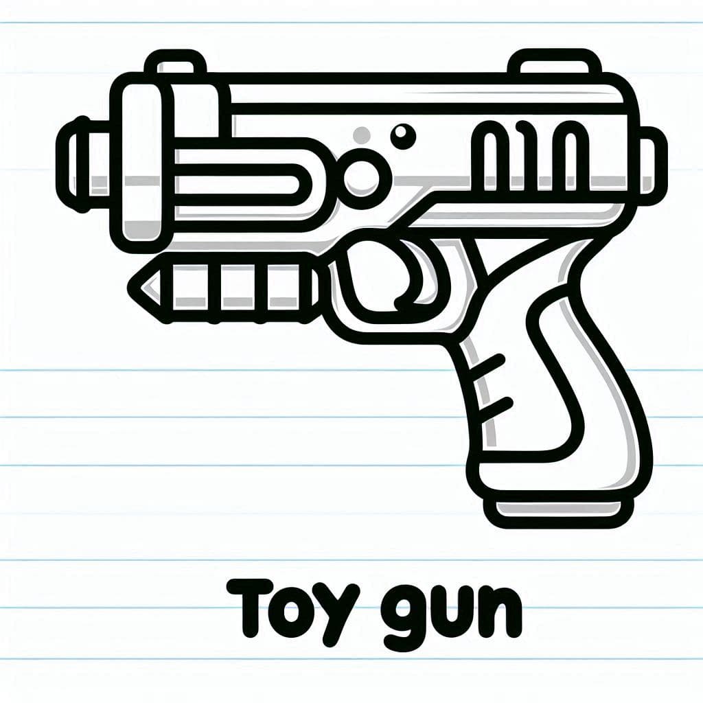 Blast of Fun: Cool Toy Blasters - free coloring page image 2 of 4