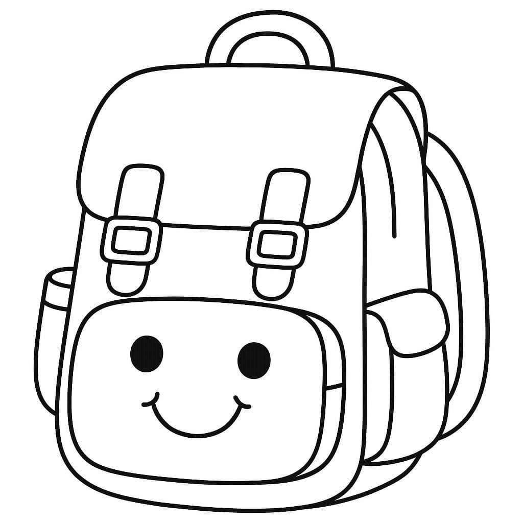 School Bag in Style  - free coloring page image 6 of 12
