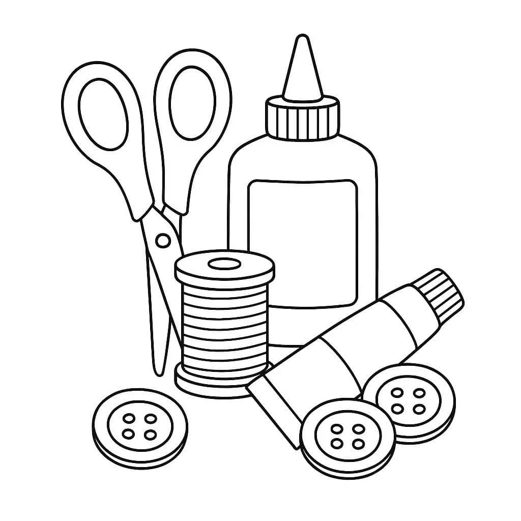 Stationery Wonderland: All Your Favorites - free coloring page image 6 of 10