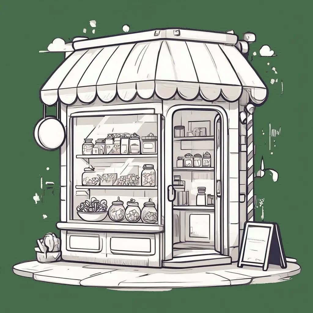 Sweet Fun at the Magical Candy Shop – Coloring Book - free coloring page image 3 of 4