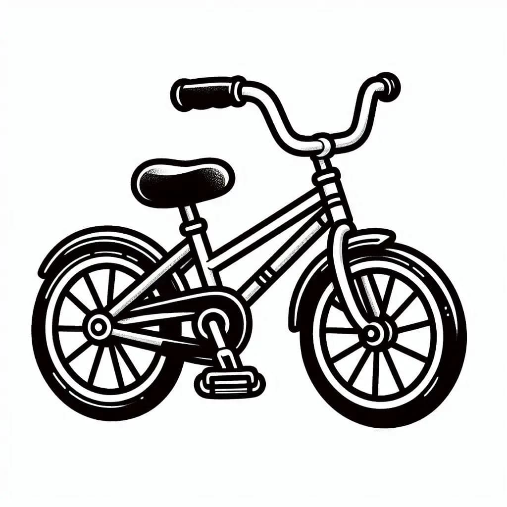 Kids Bicycle - Fun and Free Coloring Pages for Little Riders! - free printable coloring page for kids to download
