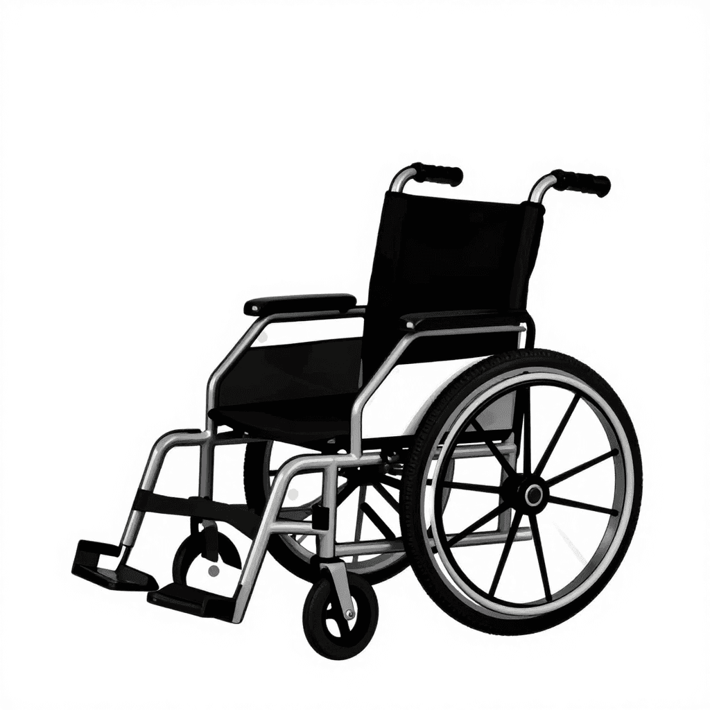 A Wheelchair Coloring Page - free printable coloring page for kids to download