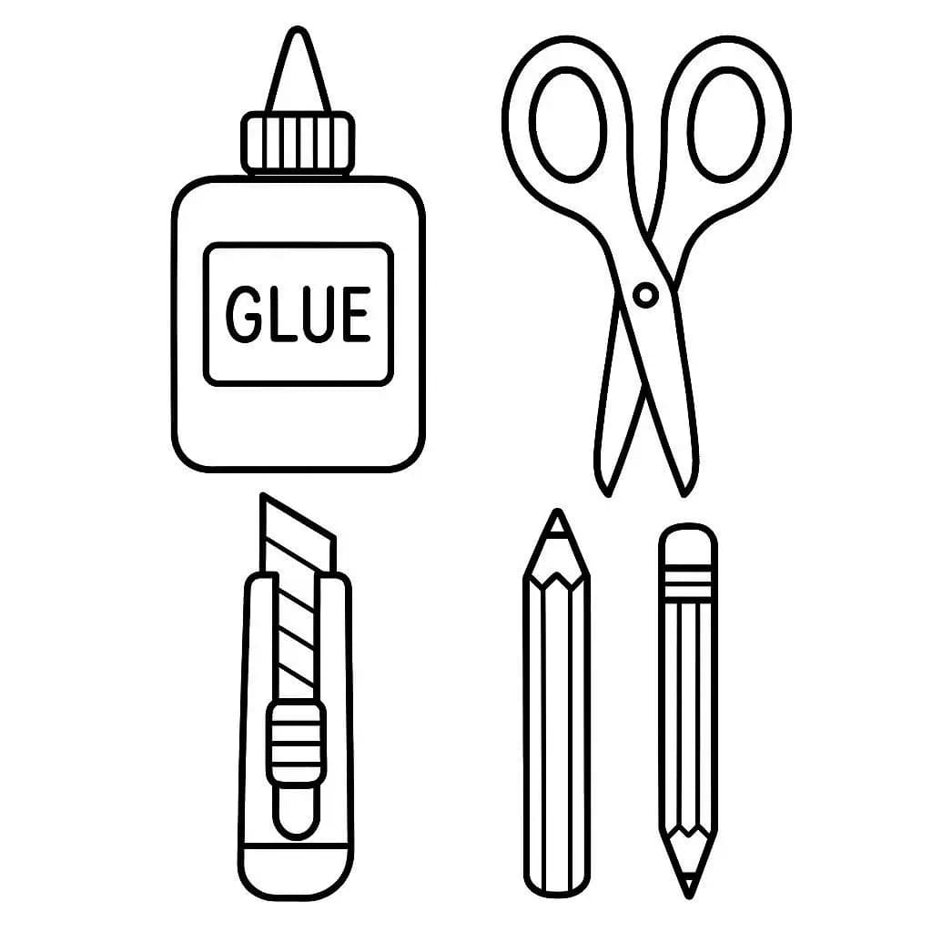 Stationery Wonderland: All Your Favorites - free coloring page image 5 of 10
