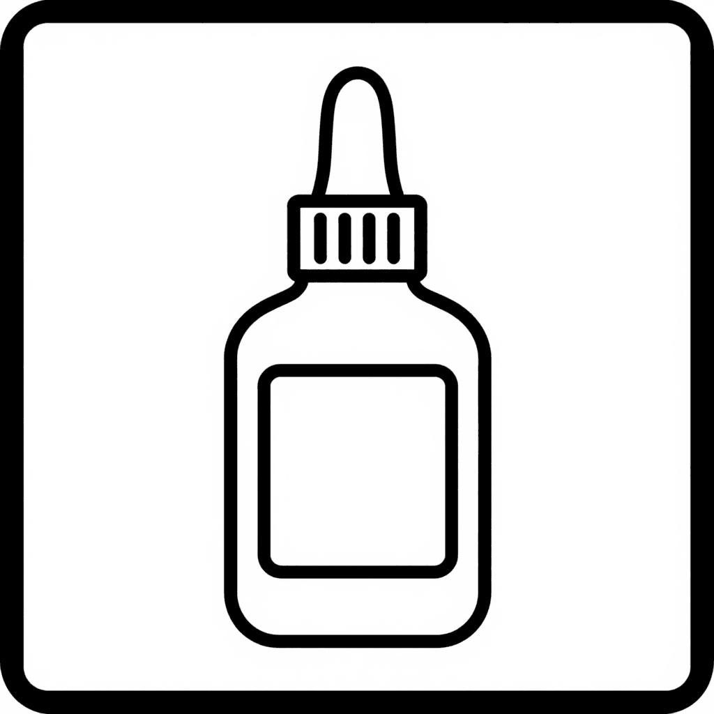 A Glue Bottle Coloring Page - free printable coloring page for kids to download