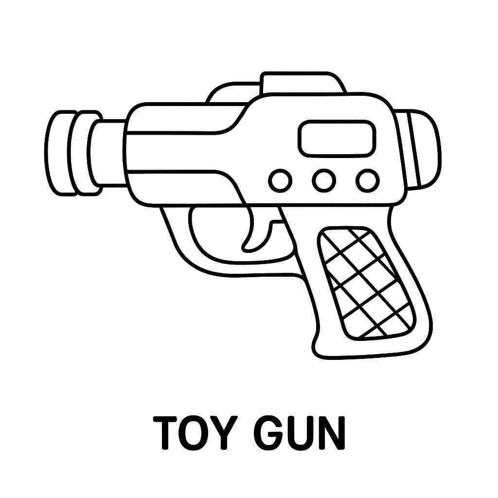 Blast of Fun: Cool Toy Blasters - free coloring page image 4 of 4