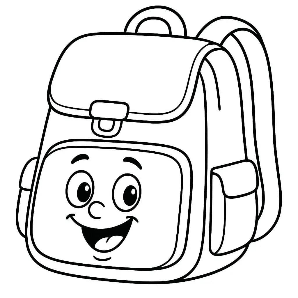 School Bag in Style  - free coloring page image 8 of 12