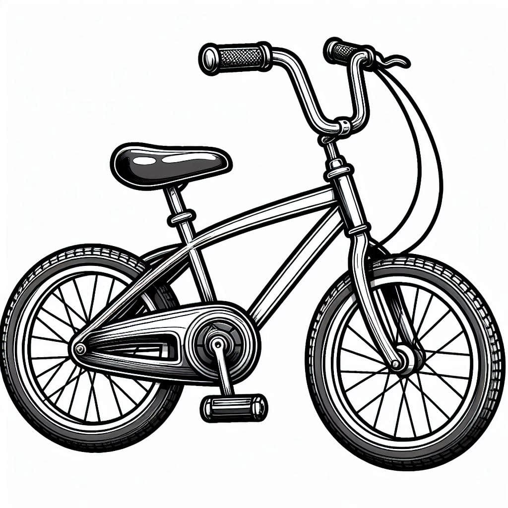 Kids Bicycle - Fun and Free Coloring Pages for Little Riders! - free coloring page image 2 of 4