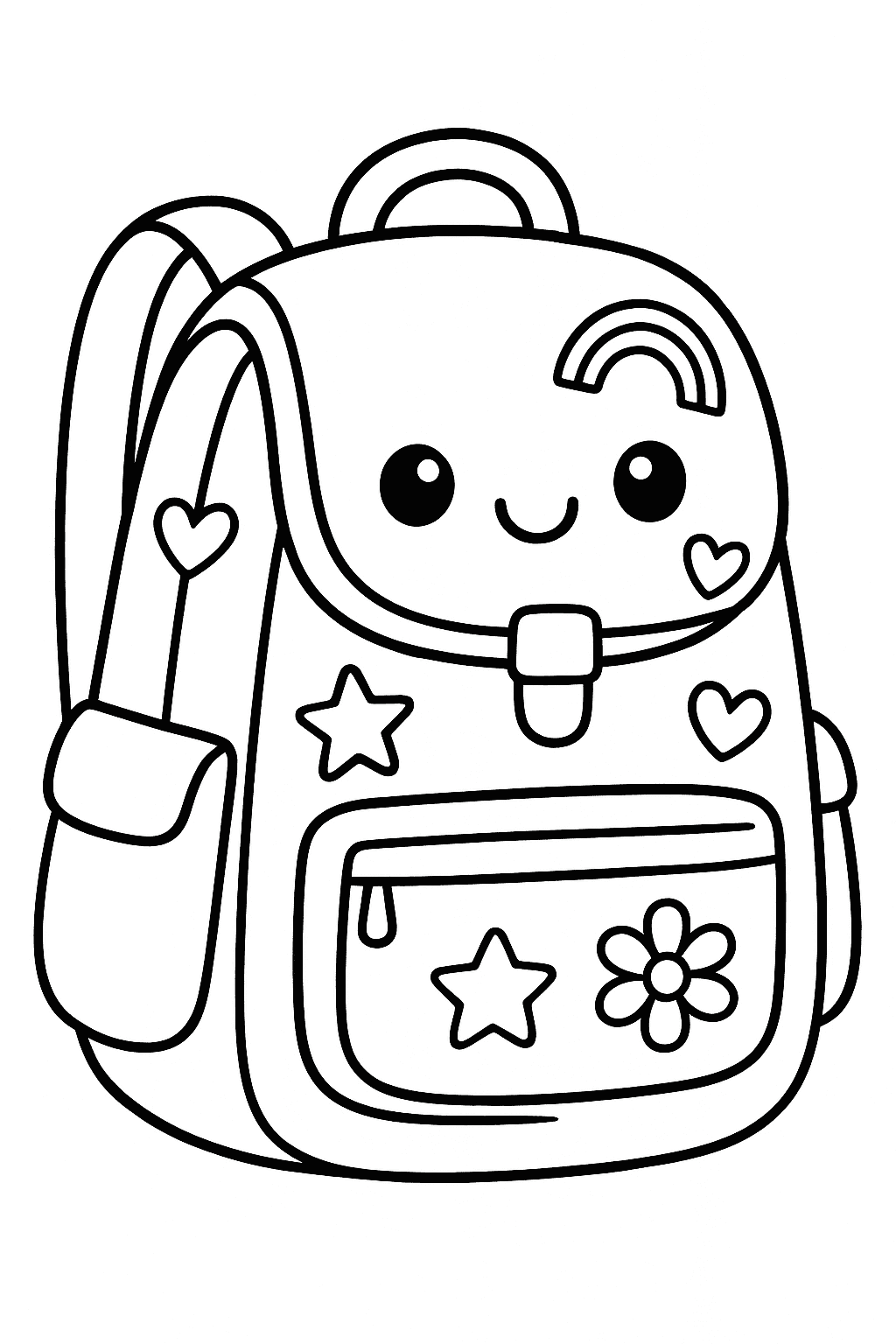 School Bag in Style  - free coloring page image 11 of 12