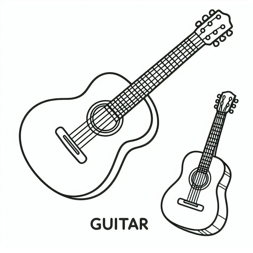 Color the Music: Musical Instruments Fun Book   - free printable coloring page for kids to download