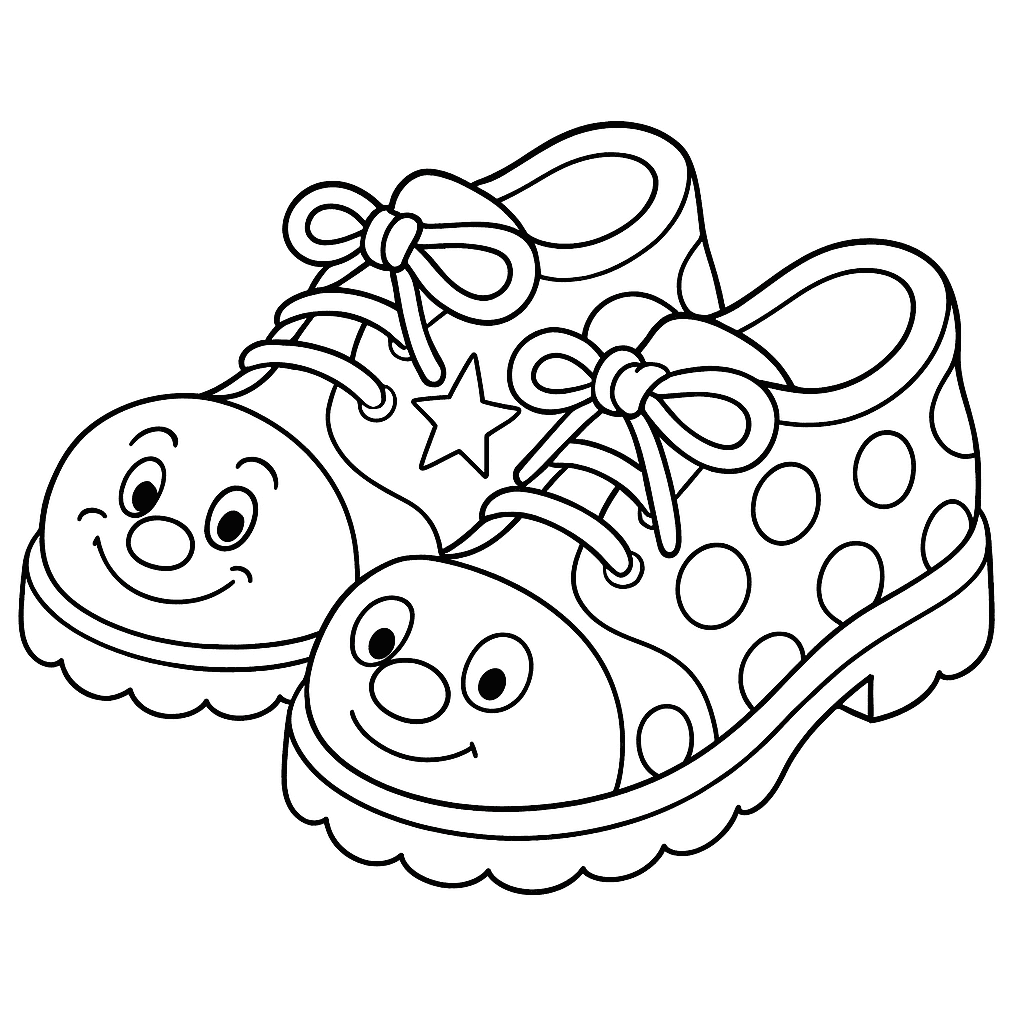 The Wacky and Funny Shoes - free coloring page image 10 of 10
