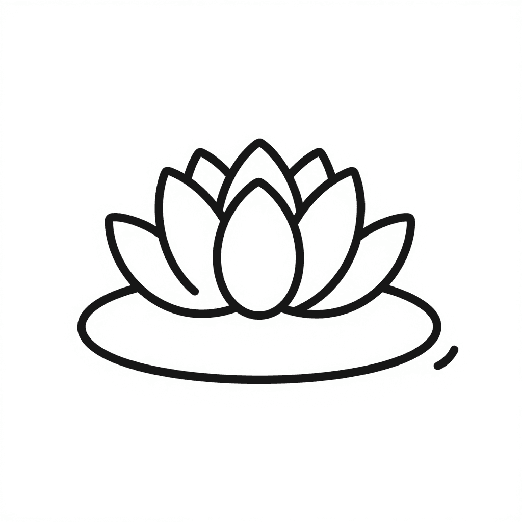 Lily Pad On Pond Coloring Page - free coloring page image 3 of 3