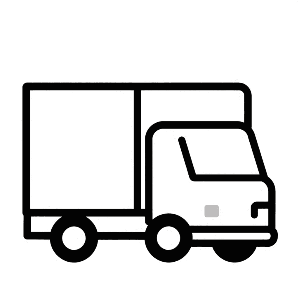 A Delivery Truck Coloring Page - free coloring page image 3 of 3