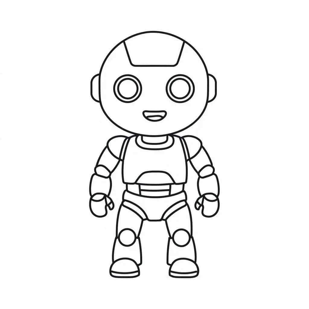 Little Heroes: Kids’ Superhero Coloring Book - free coloring page image 4 of 8
