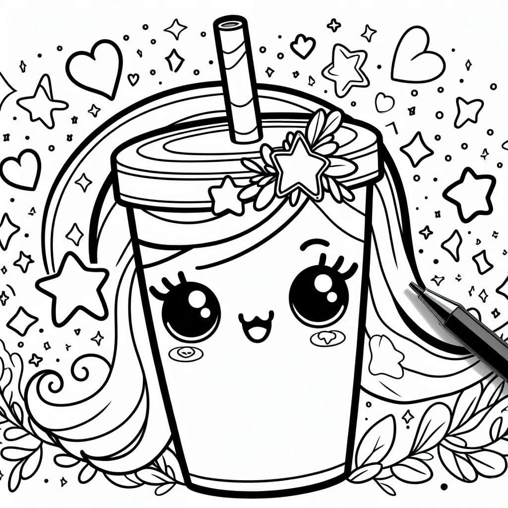 Charming Cute Tumbler - free coloring page image 3 of 6