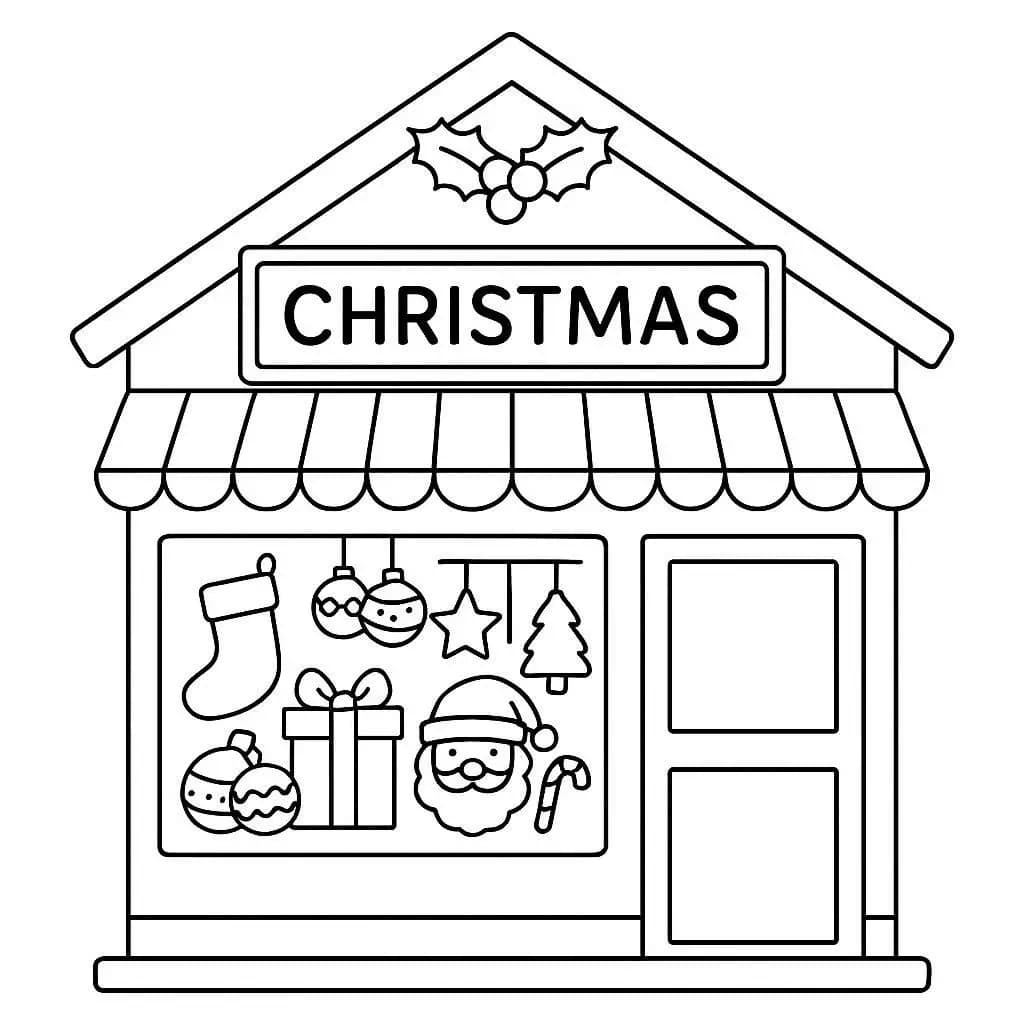 Christmas Sparkles: Holiday Accessories Shop Coloring Book  - free coloring page image 4 of 8