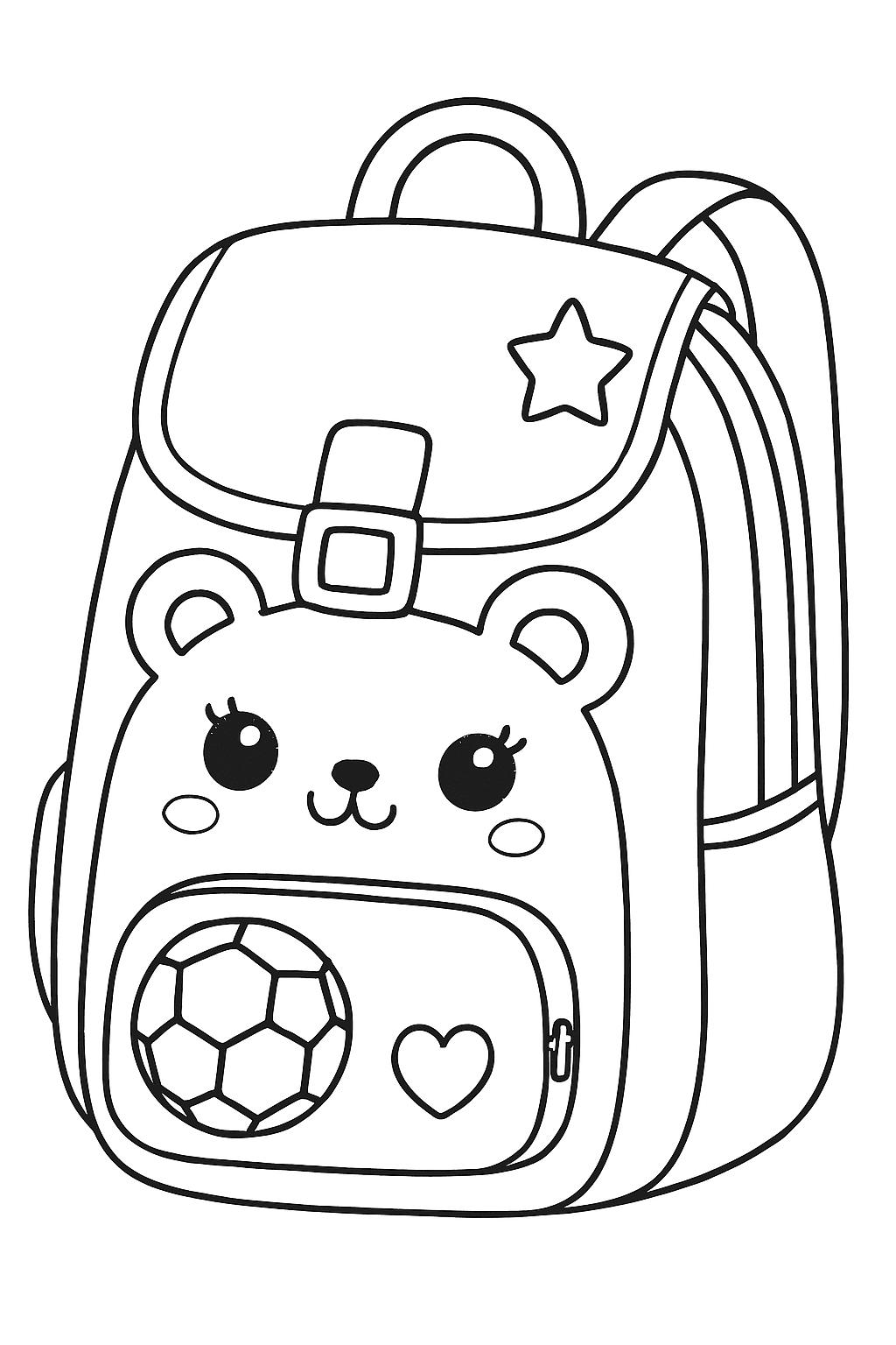School Bag in Style  - free coloring page image 12 of 12