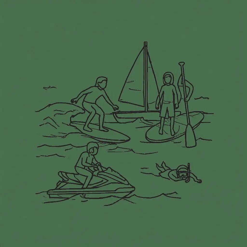 Splash & Sport: Sea Adventures Coloring Book - free coloring page image 2 of 6