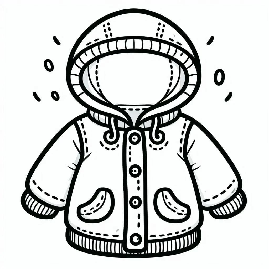Cozy & Cute: The Perfect Jacket   - free printable coloring page for kids to download