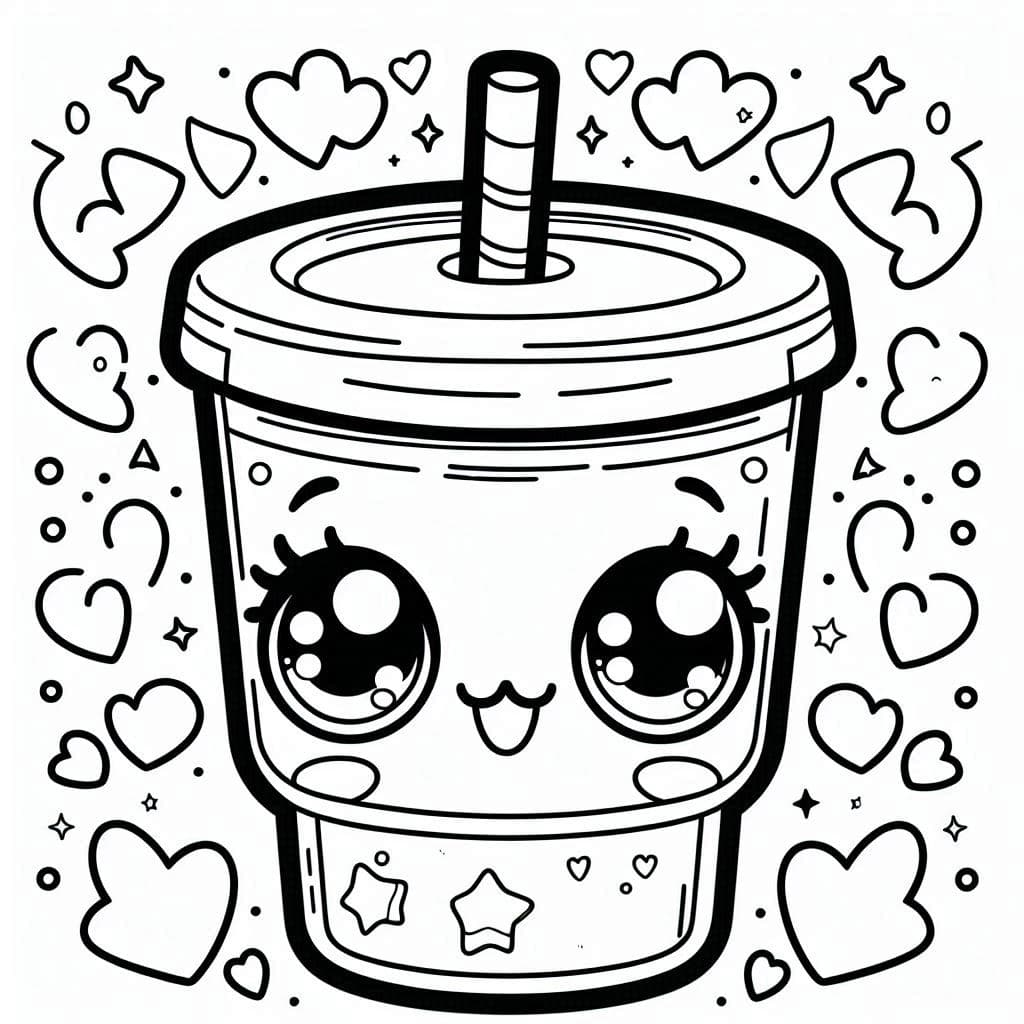 Charming Cute Tumbler - free coloring page image 2 of 6