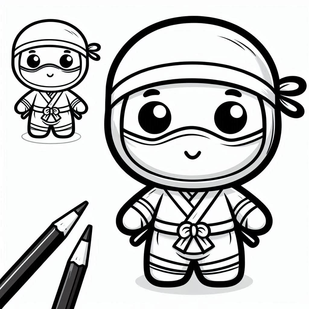 Toy Ninja - Stealthy Free Coloring Pages for Action-Packed Fun! - free coloring page image 2 of 4