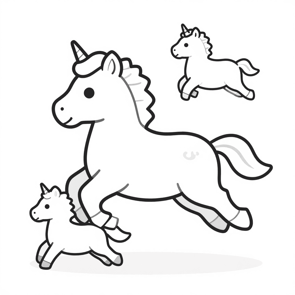 A Pegasus Flying Coloring Page - free coloring page image 2 of 3