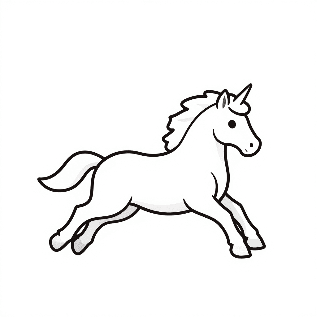 A Pegasus Flying Coloring Page - free printable coloring page for kids to download
