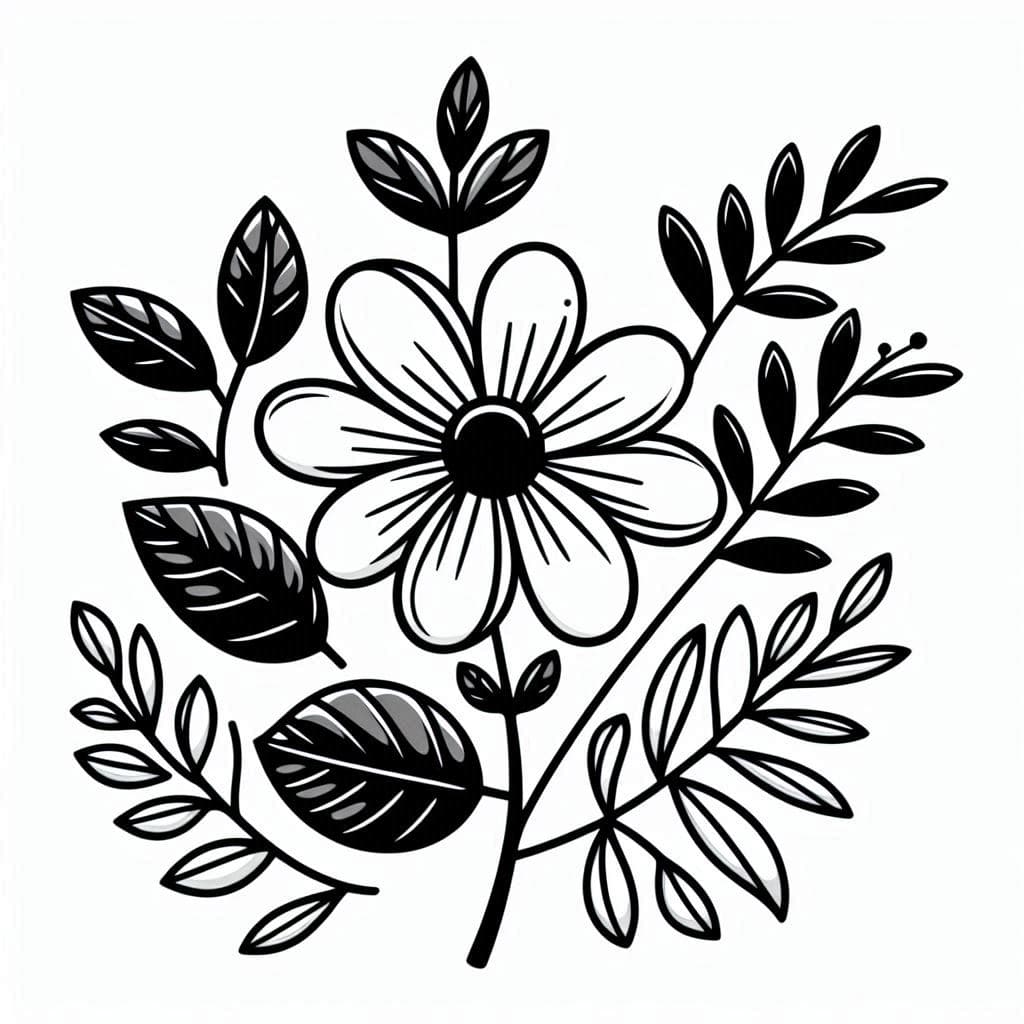 Beautiful Flower - Blooming Free Coloring Pages for Nature Lovers! - free coloring page image 4 of 4