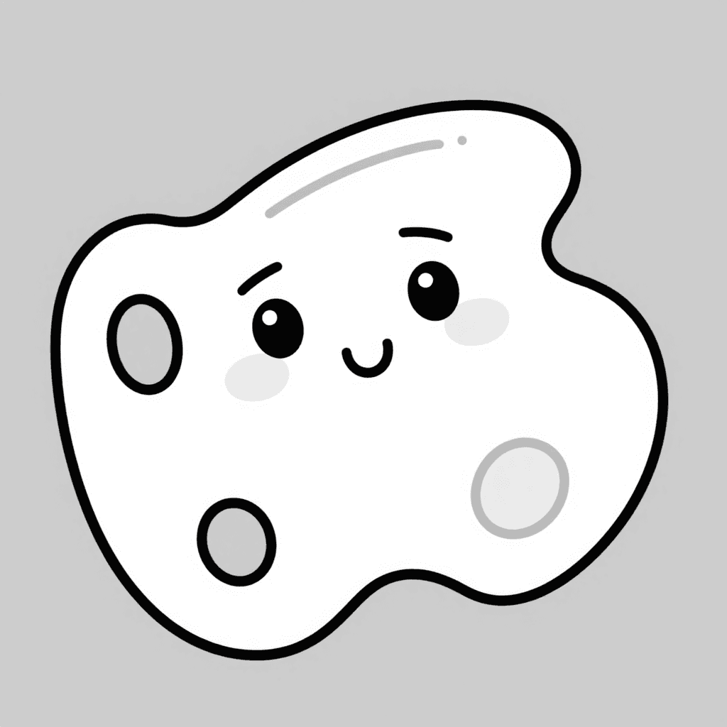A Paint Palette Coloring Page - free coloring page image 2 of 3