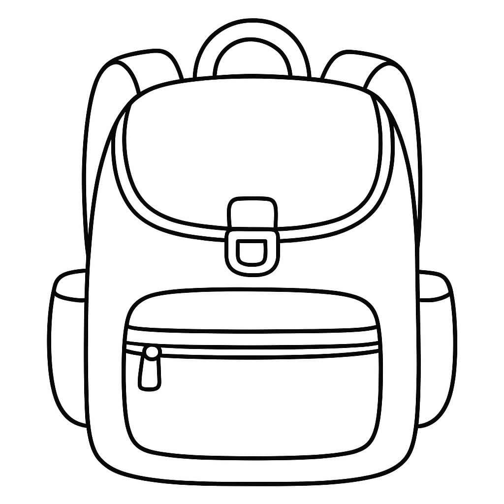 School Bag in Style  - free coloring page image 2 of 12