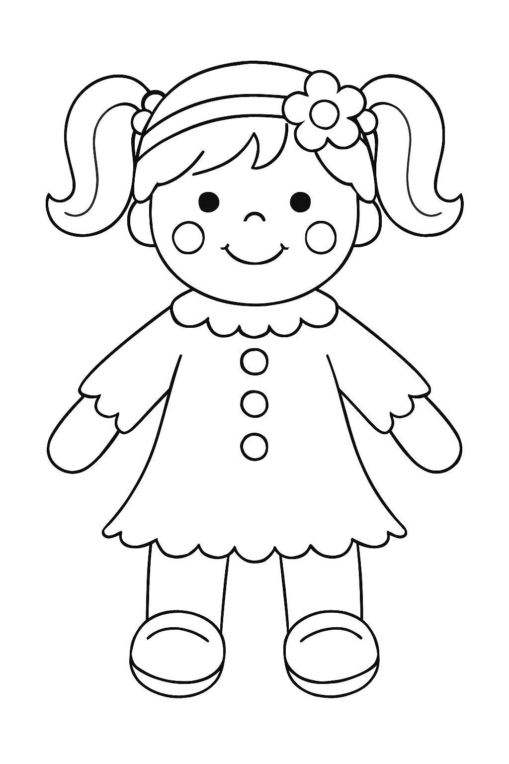 The Adorable Doll  - free coloring page image 11 of 11