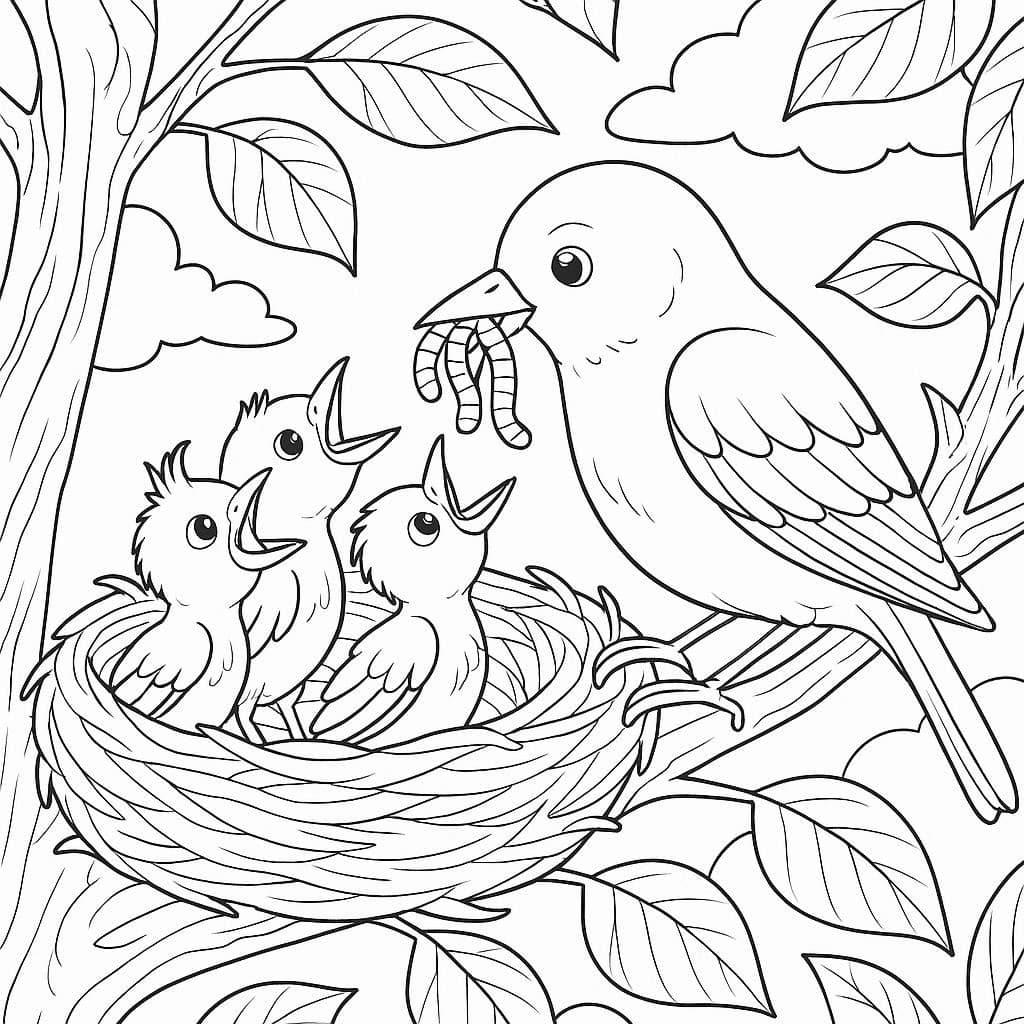 Animals Around the World Coloring Page Collection - free coloring page image 4 of 8
