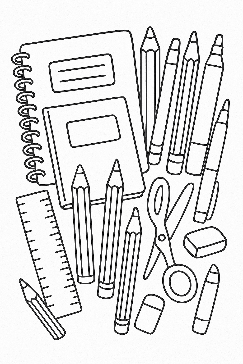 Stationery Wonderland: All Your Favorites - free coloring page image 8 of 10