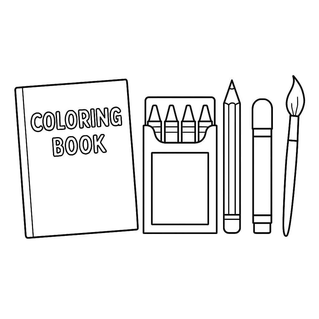 Stationery Wonderland: All Your Favorites - free coloring page image 2 of 10