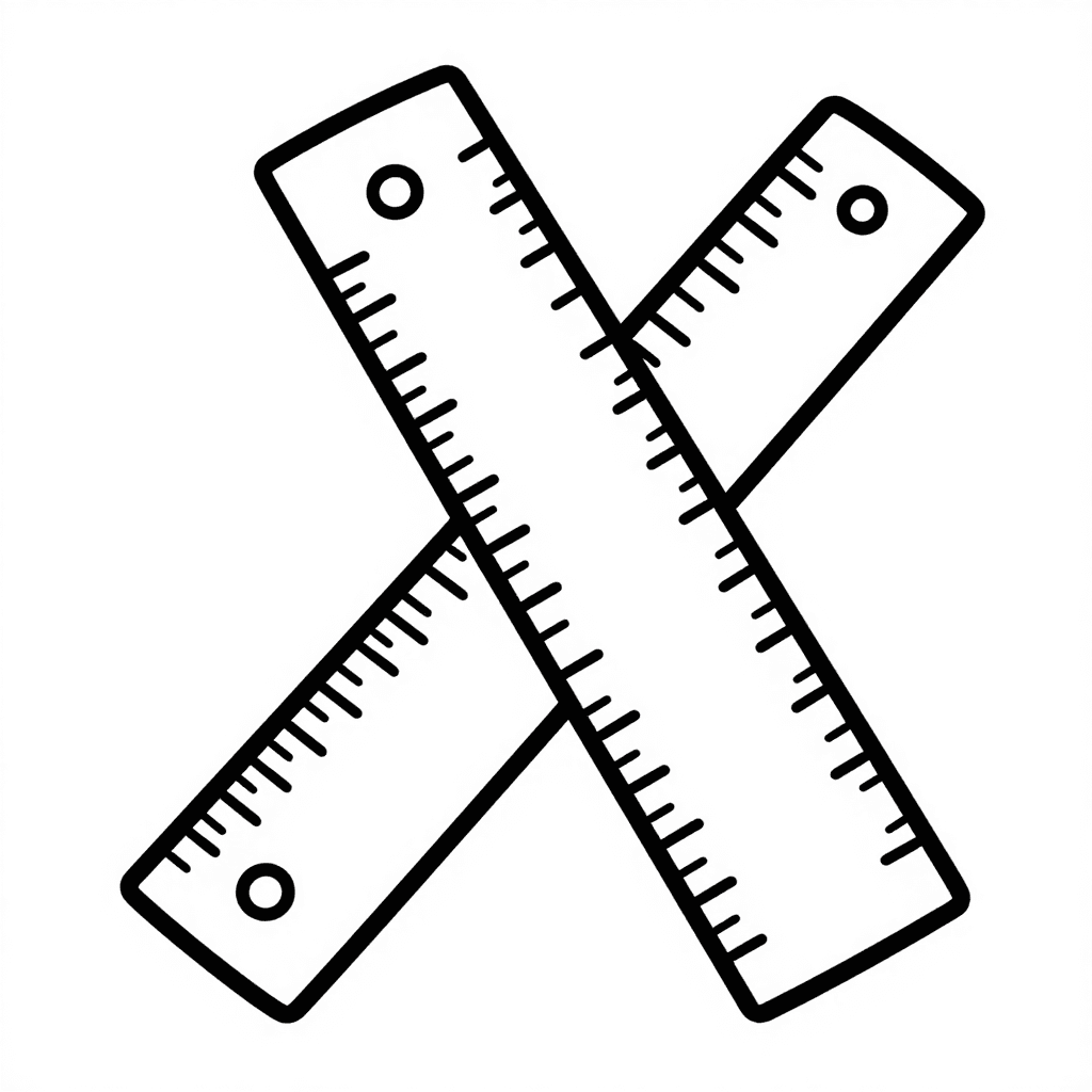 A Ruler Coloring Page - free coloring page image 2 of 3