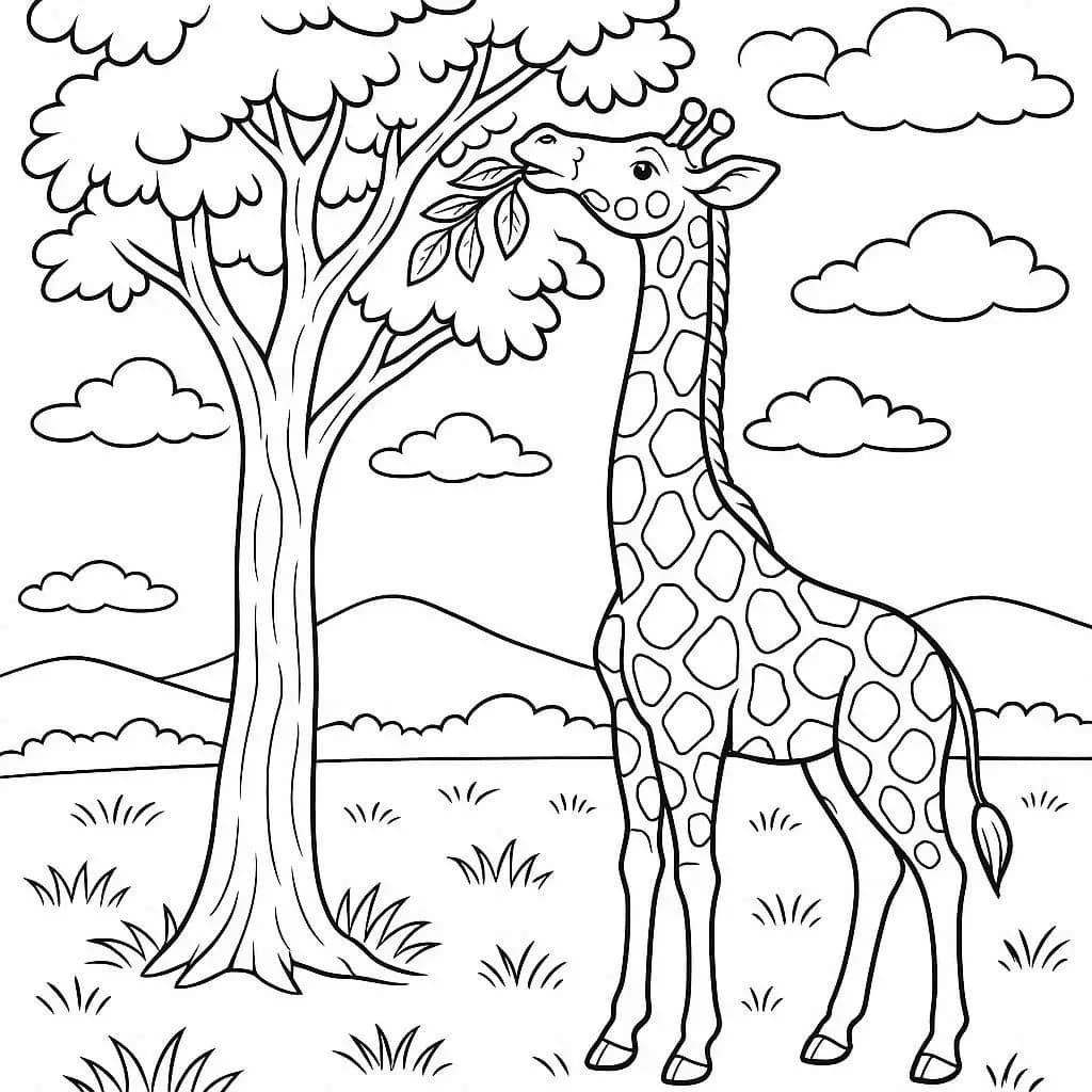 Animals Around the World Coloring Page Collection - free printable coloring page for kids to download
