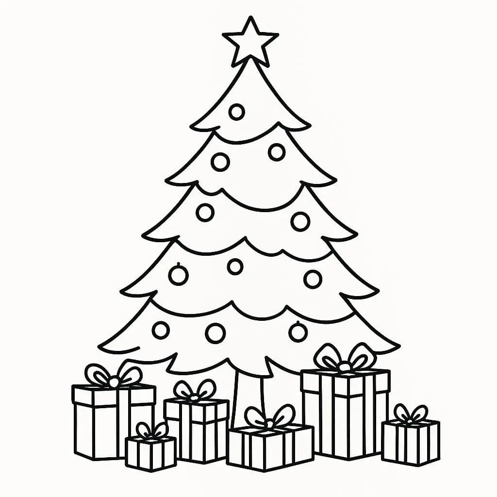 Color the Magic: Beautiful Christmas Trees - free printable coloring page for kids to download