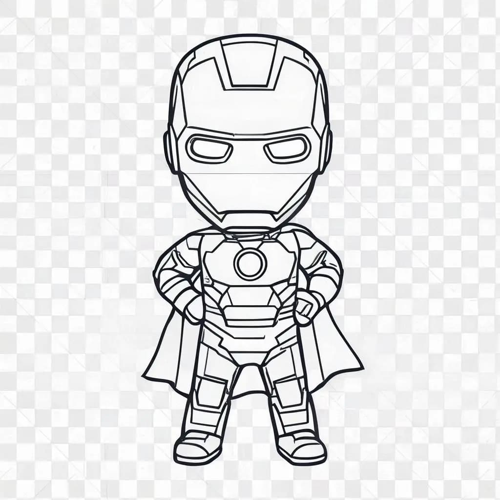 Little Heroes: Kids’ Superhero Coloring Book - free coloring page image 3 of 8