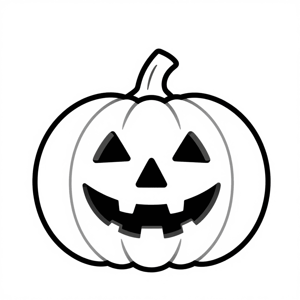 A Jack O Lantern Coloring Page - free coloring page image 1 of 3