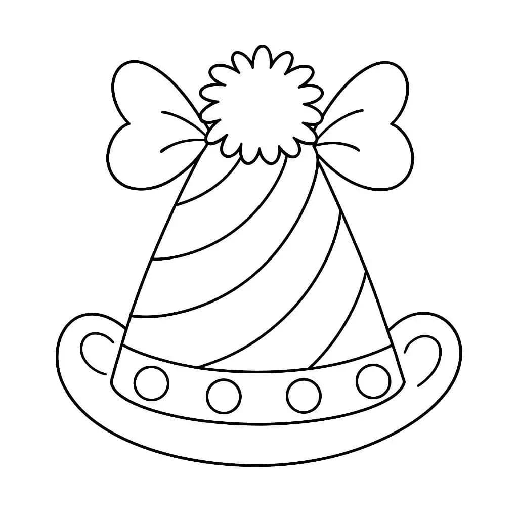 The Funny & Adorable Hat - free printable coloring page for kids to download