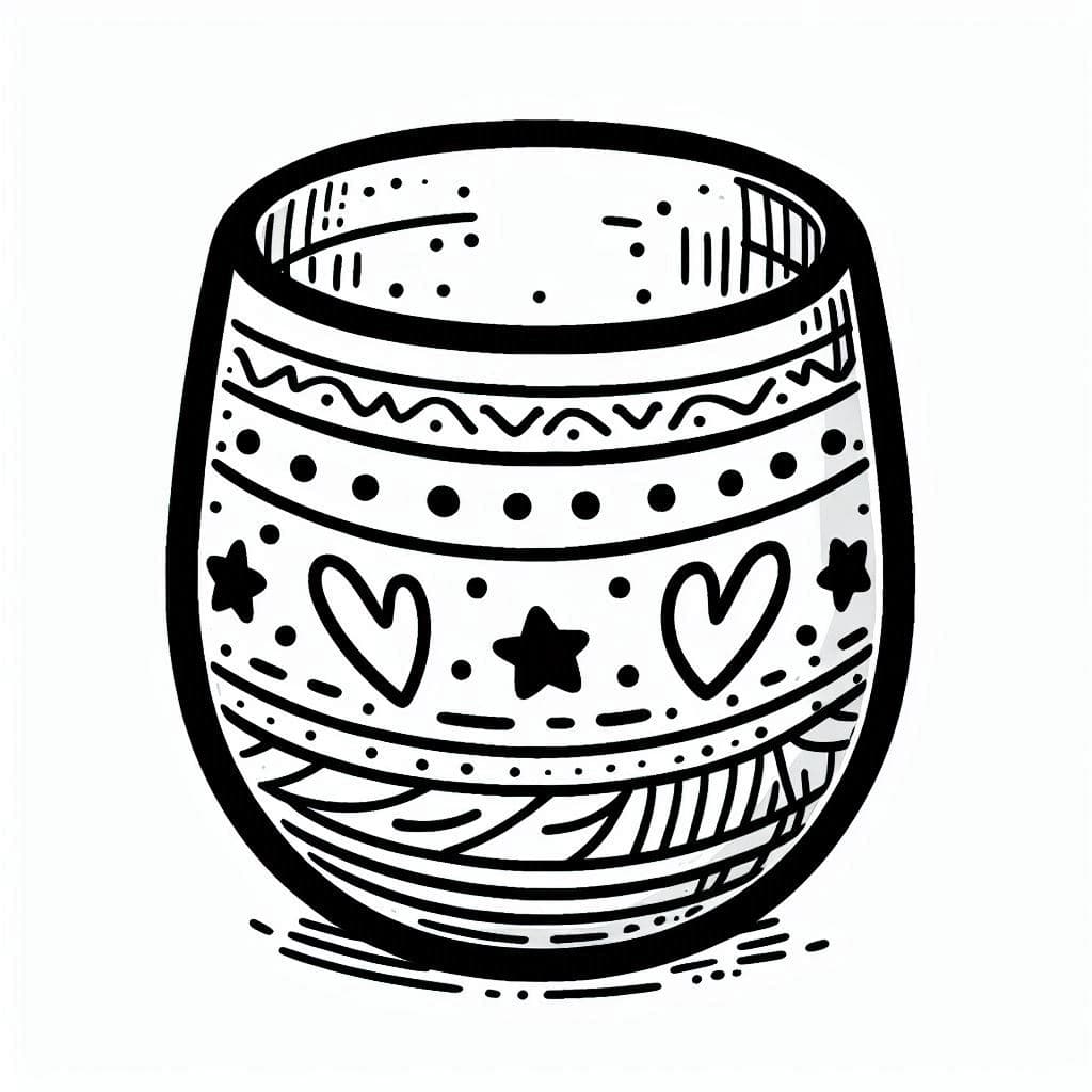 Charming Cute Tumbler - free coloring page image 6 of 6