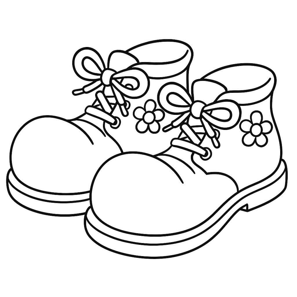 The Wacky and Funny Shoes - free coloring page image 3 of 10