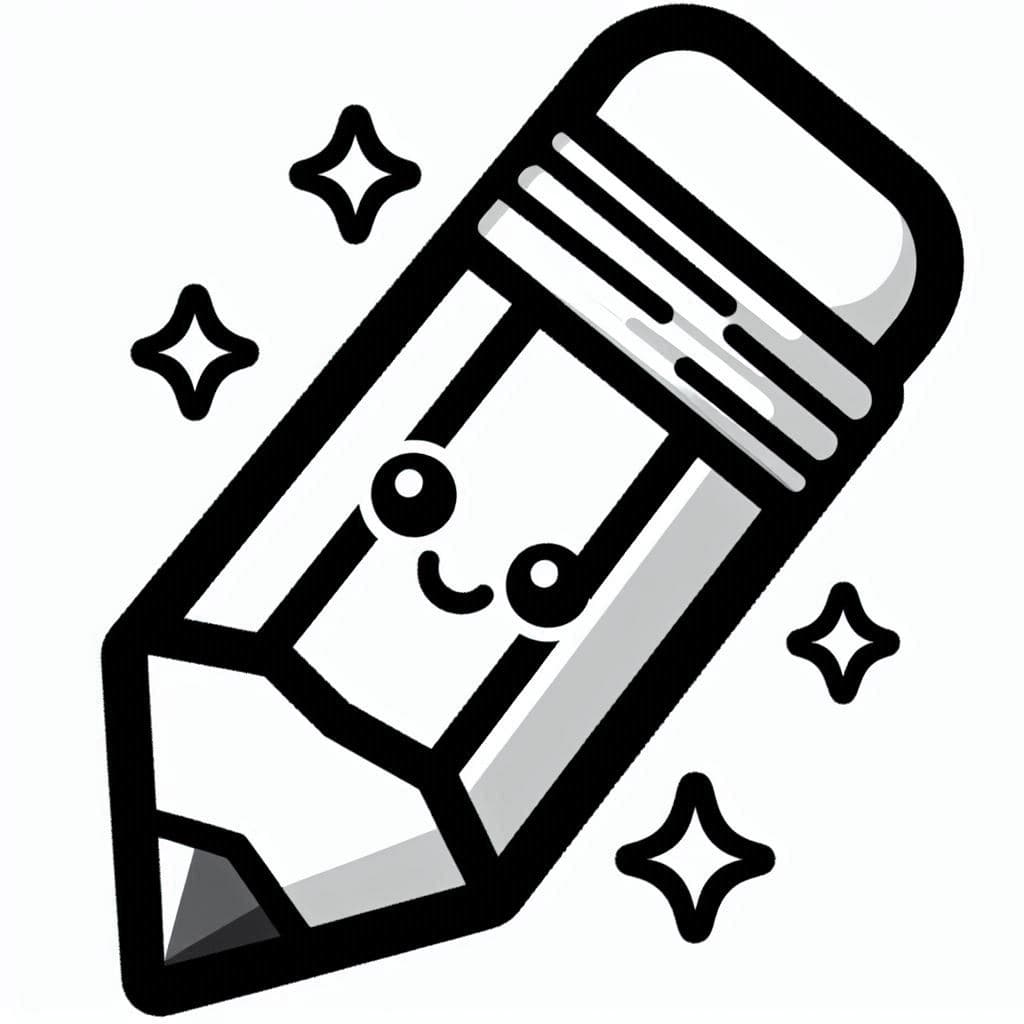 Adorable pencil collection - free coloring page image 4 of 5