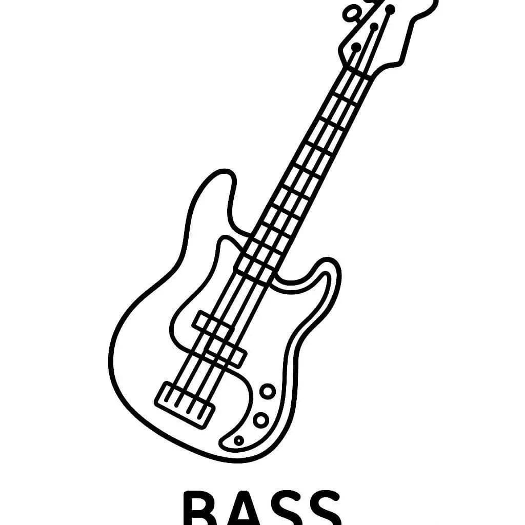 Color the Music: Musical Instruments Fun Book - free coloring page image 6 of 12